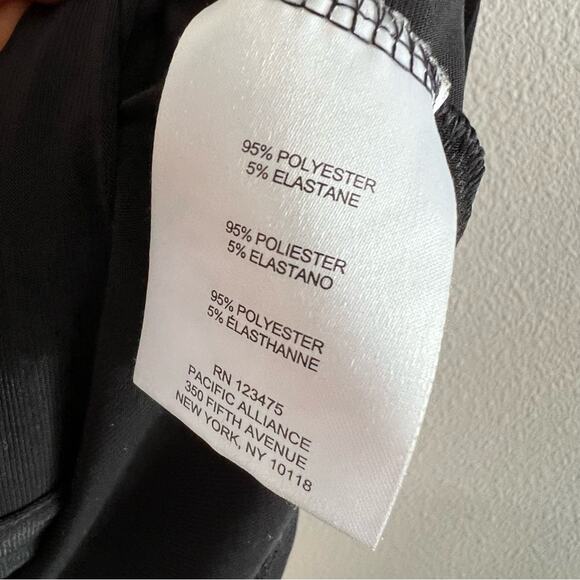 Ellen Tracy Black Tank Front Pocket Business Casual Office Large - Picture 5 of 5